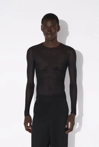 The Jean Paul Gaultier Flocked Top The Jean Paul Gaultier Flocked Top