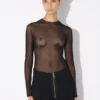 The Jean Paul Gaultier Flocked Top