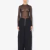 The Jean Paul Gaultier Flocked Top