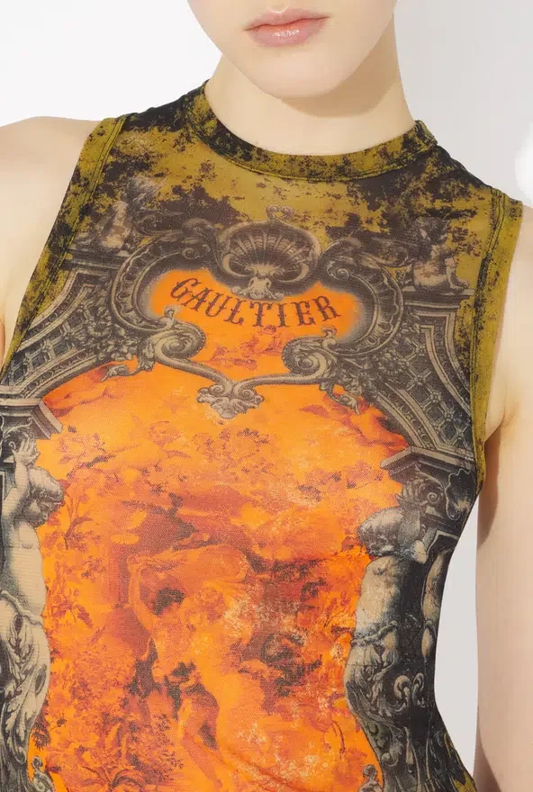 The Khaki Madaillon Tank Top The Khaki Madaillon Tank Top