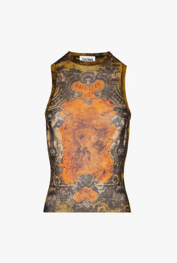The Khaki Madaillon Tank Top The Khaki Madaillon Tank Top