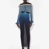 The Long 3D Striped Dress