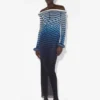 The Long 3D Striped Dress