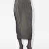 The Long Black Spiral Skirt