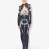 The Long Black Squeletor Dress