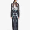 The Long Black Squeletor Dress