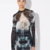 The Long Black Squeletor Dress