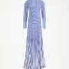 The Long Blue Target Dress