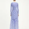 The Long Blue Target Dress
