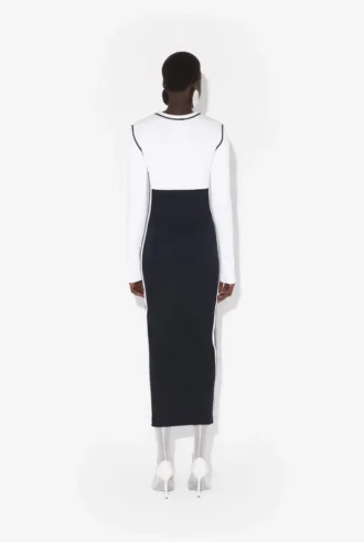 The Long Color-Block Dress