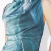 The Long Draped Water Dress