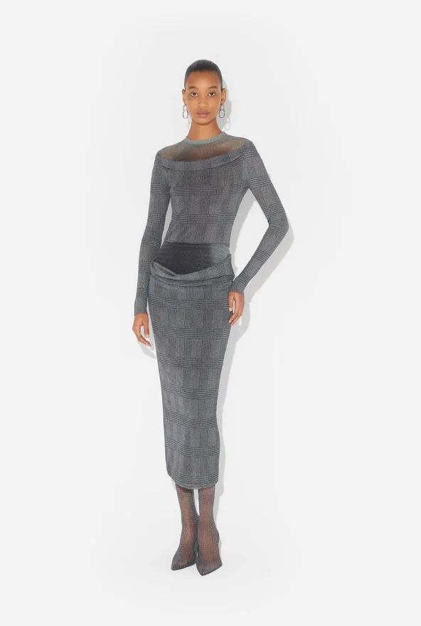 The Long “Prince of Wales” Skirt The Long “Prince of Wales” Skirt