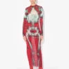 The Long Red Squeletor Dress
