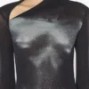 The Long Silver Body Dust Dress