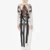 The Long White Squeletor Dress