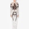 The Long White Squeletor Dress