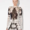 The Long White Squeletor Dress