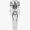 The Long White Squeletor Dress