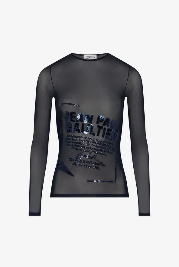The Navy Embroidered Top The Navy Embroidered Top