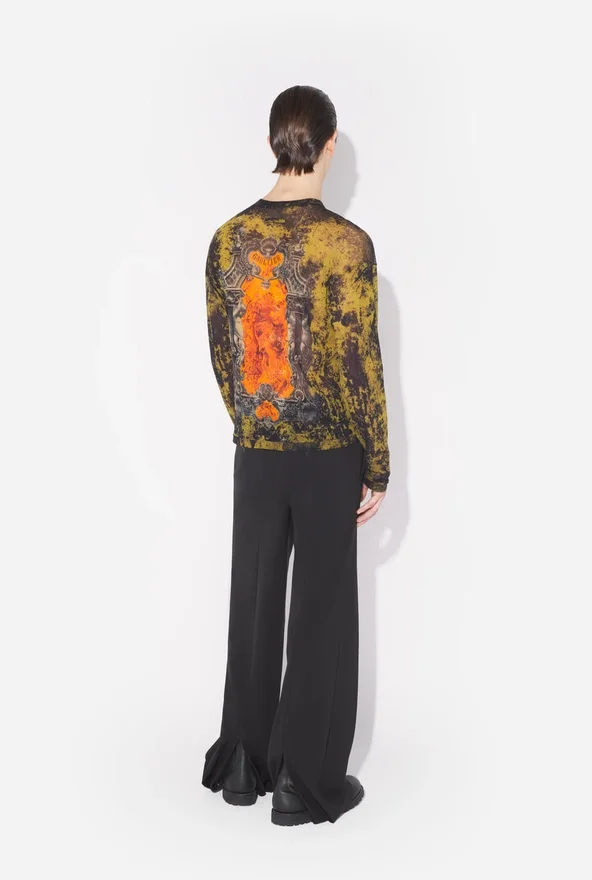 The Oversized Khaki Madaillon Top The Oversized Khaki Madaillon Top