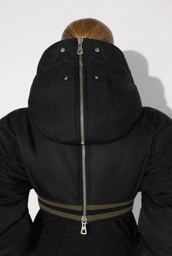 The Quilted Cropped Bomber Jacket The Quilted Cropped Bomber Jacket