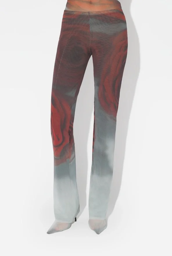 The Red Blurry Roses Pants The Red Blurry Roses Pants