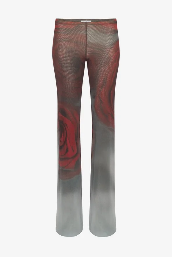 The Red Blurry Roses Pants The Red Blurry Roses Pants