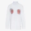 The Red Blurry Roses Print Shirt