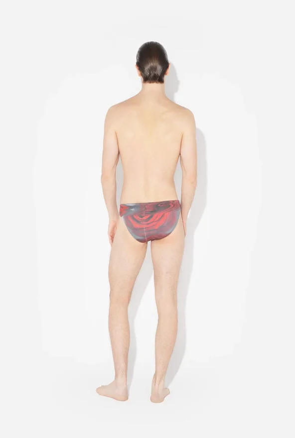 The Red Blurry Roses Swimming Briefs The Red Blurry Roses Swimming Briefs