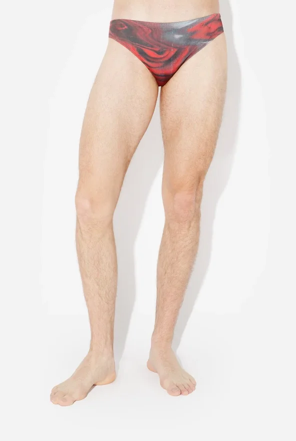 The Red Blurry Roses Swimming Briefs The Red Blurry Roses Swimming Briefs