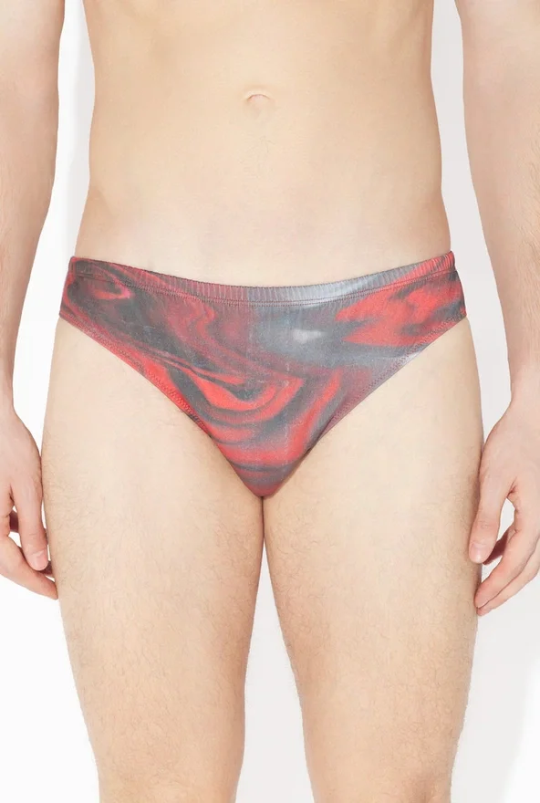 The Red Blurry Roses Swimming Briefs The Red Blurry Roses Swimming Briefs