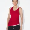 The Red Draped Double Tank Top The Red Draped Double Tank Top