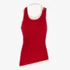 The Red Draped Double Tank Top The Red Draped Double Tank Top