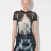 The Short Black Squeletor Dress
