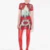 The Short Red Squeletor Dress