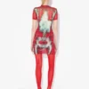 The Short Red Squeletor Dress