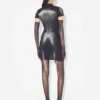 The Short Silver Body Dust Dress
