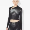 The Silver Body Dust Crop Top