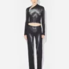 The Silver Body Dust Crop Top