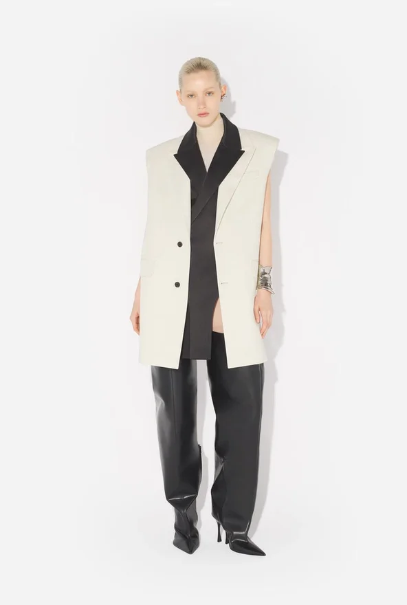The Sleeveless Vanilla Suit Jacket The Sleeveless Vanilla Suit Jacket