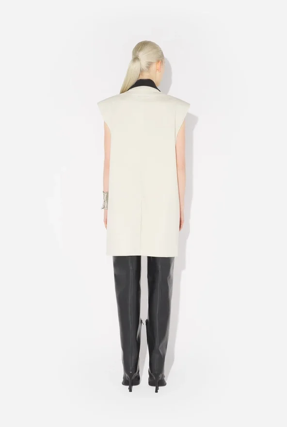 The Sleeveless Vanilla Suit Jacket The Sleeveless Vanilla Suit Jacket
