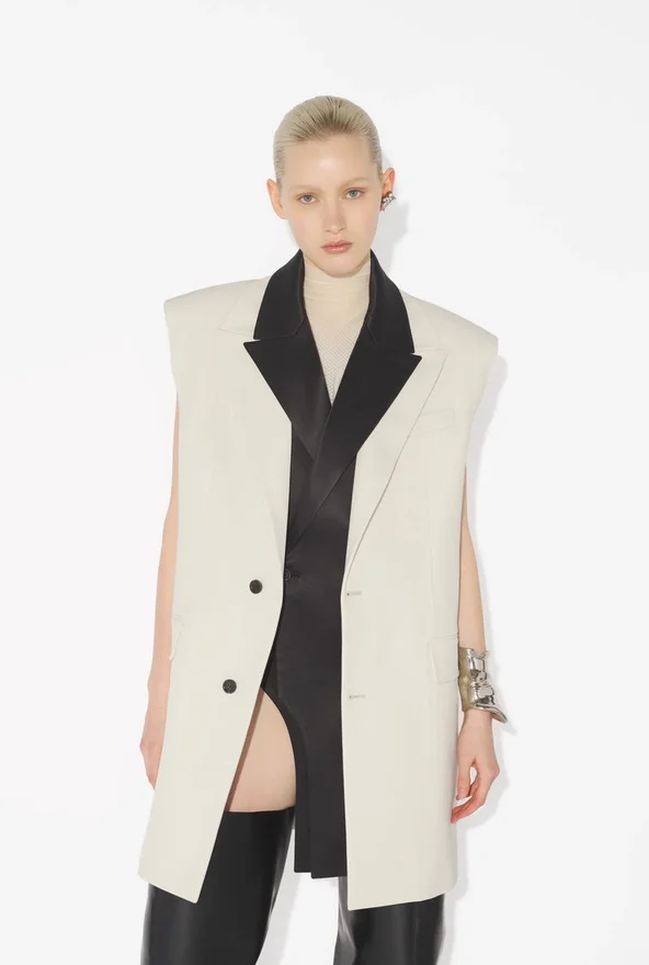The Sleeveless Vanilla Suit Jacket The Sleeveless Vanilla Suit Jacket