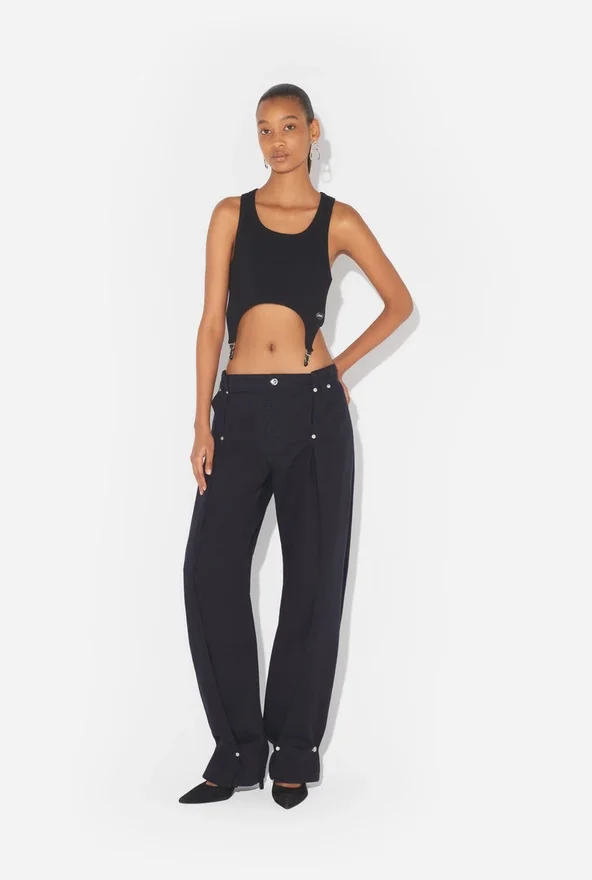 The Snap-Button Denim Jeans The Snap-Button Denim Jeans