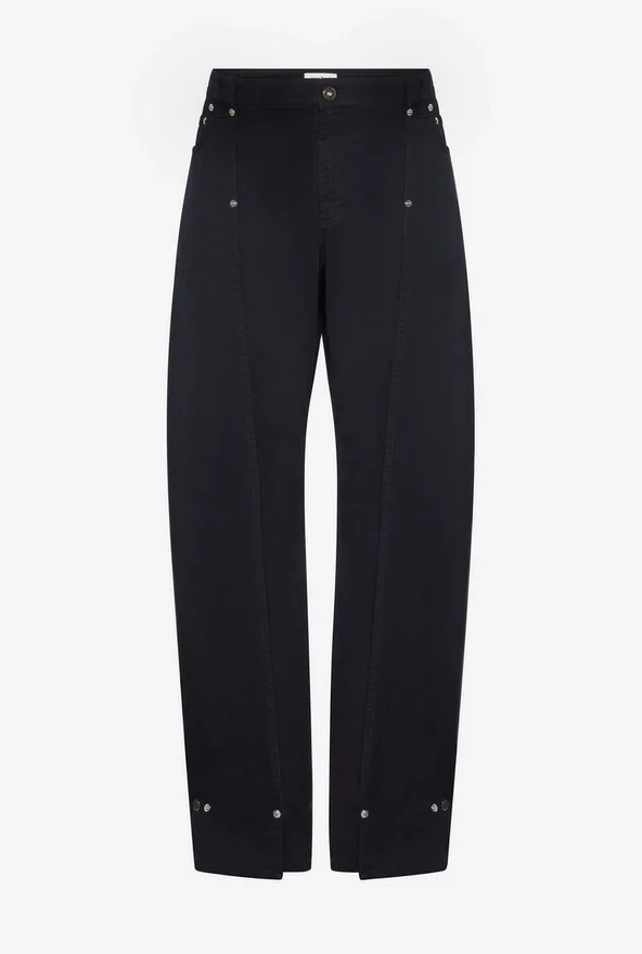 The Snap-Button Denim Jeans The Snap-Button Denim Jeans