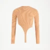 The Striped Bodysuit The Striped Bodysuit