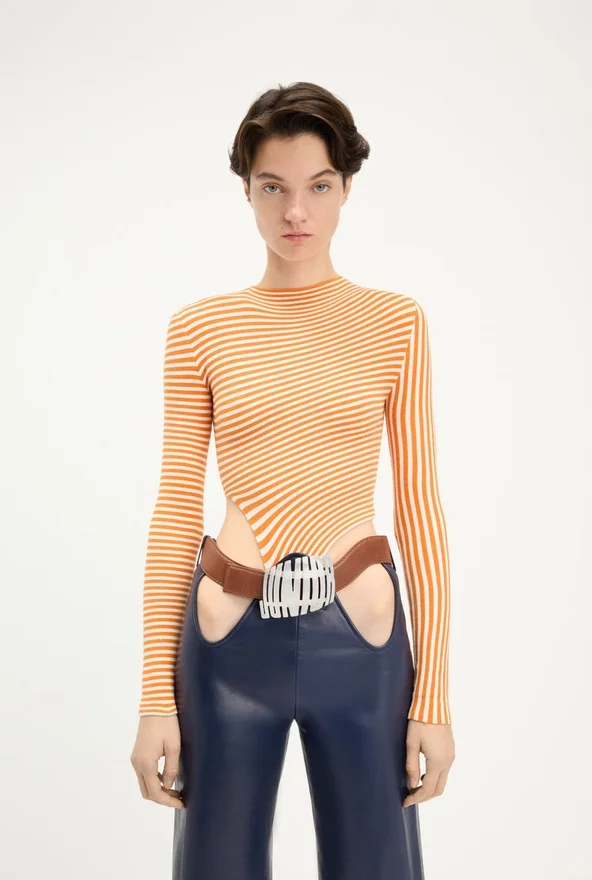 The Striped Bodysuit The Striped Bodysuit