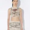 The Tattoo Mariniare Crop Top