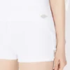 The White Garter Mini-Shorts