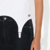 The White Garter Tank Top