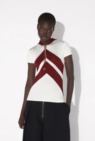 The White T-Shirt with Chevrons The White T-Shirt with Chevrons